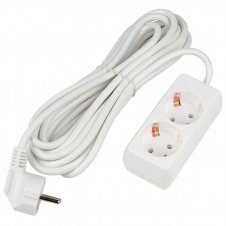 Удлинитель Uniel Ultra 2гн х 5м с/з S-GCU2-5 White UL-00009999