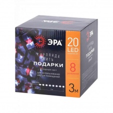 Светодиодная гирлянда ЭРА нить 220V холодный белый ENIN-3P Б0041895