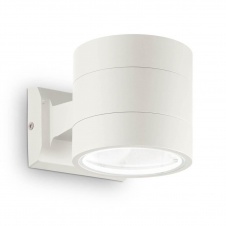 Уличный настенный светильник Ideal Lux Snif Ap1 Round Bianco 144283