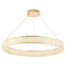 Подвесной светодиодный светильник Crystal Lux Musika SP70W Led Gold